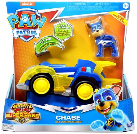 Paw Patrol Mighty Pups Super Paws Chase Lights And Sounds Truck