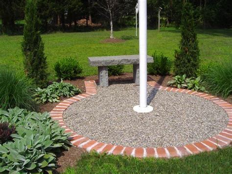 Flag poles serve as focal points for front yard landscaping while allowing you to display your patriotism proudly, whether you choose to fly a national or state flag. 16 best images about Flag Pole Landscape on Pinterest ...