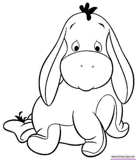 Baby Pooh Coloring Pages Page 2 Disney Winnie The Pooh Tigger Baby