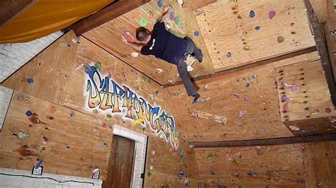 Sign up for free today! Climbing my home made wall - YouTube