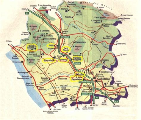 Cartina Della Provincia Di Caserta