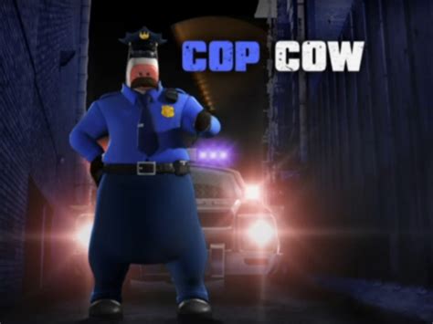 Image Back At The Barnyard Cop Cow Wikibarn Fandom Powered By