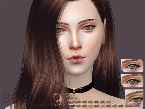 The Sims Resource Bobur Eyebrows F09