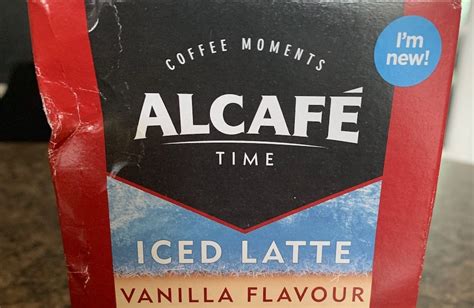 FOODSTUFF FINDS Alcafe Iced Latte Vanilla Flavour Aldi By Cinabar