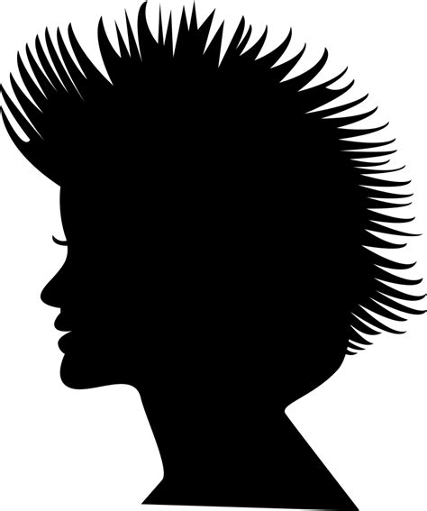 Free Hair Silhouette Free Vector Download Free Hair Silhouette Free