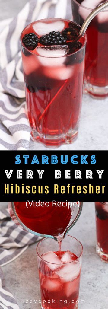 How To Make Starbucks Very Berry Hibiscus Refresher Recipe Dandk Organizer