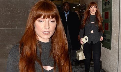 Nicola Roberts Leaves The Bbcs One Show Studios Daily Mail Online
