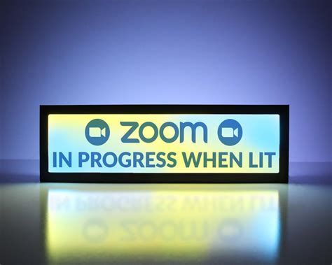 Zoom Sign Zoom Meeting Zoom In Progress Sign Do Not Disturb Etsy Canada