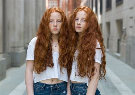 The Powerful Connections Of Twins In Pictures Beautiful Redhead