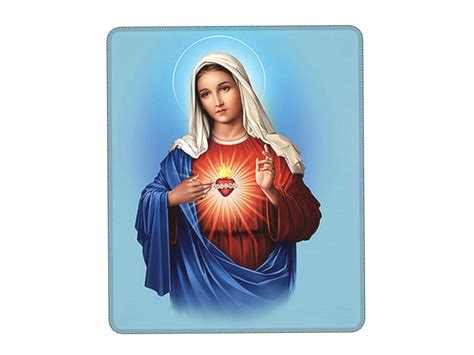 Holy Heart Of Mary Mouse Pad Customized Anti Slip Rubber Gamer Mousepad