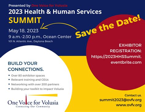 2023 Hhs Summit Save The Date Postcard Use For Social One Voice For