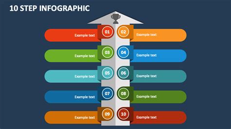 Free 10 Step Infographic Powerpoint Presentation Slides Ppt Template