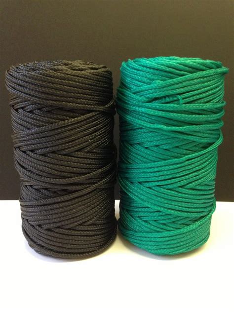 6mm Braided Polyethylene Twine Black And Green Renco Nets Ltd
