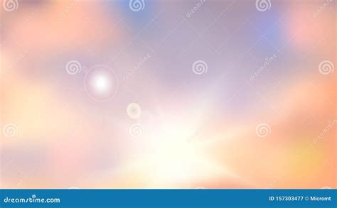 Heaven Blur Background Abstract Art Blurred Blue Sky Backdrop With