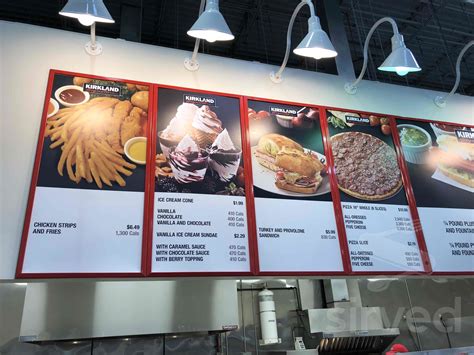 Menu Gloucester ON S Costco Food Court Sirved