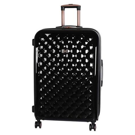 Buy It Luggage Large Expandable 8 Wheel Hard Suitcase Black