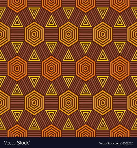 African Fabric Pattern Royalty Free Vector Image