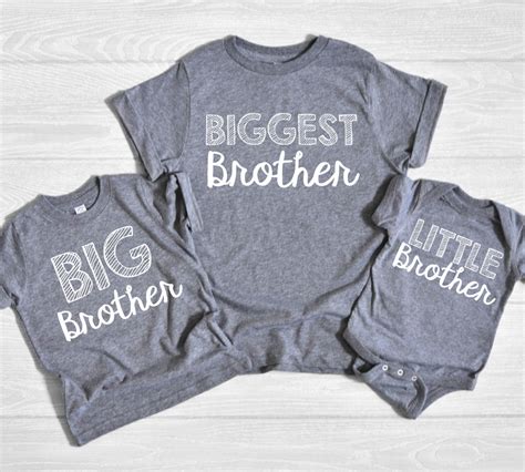 Matching Brother Shirt Biggest Brother Big Brother Shirt Etsy