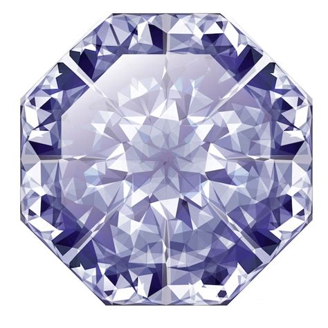 Premium Vector Blue Shiny Diamond