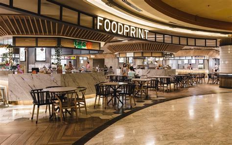 A Modern Take On A Food Court Design In Foodprint カフェテリア かっこいいインテリア