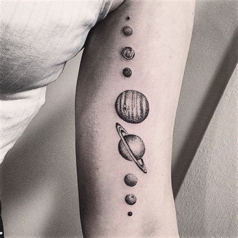 Planets Tattoo By Rebecca Vincent