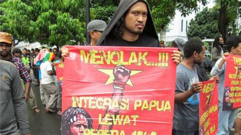 Aksi Desak Referendum Papua Berlangsung Di Jakarta Dan Kota Lain Bbc News Indonesia