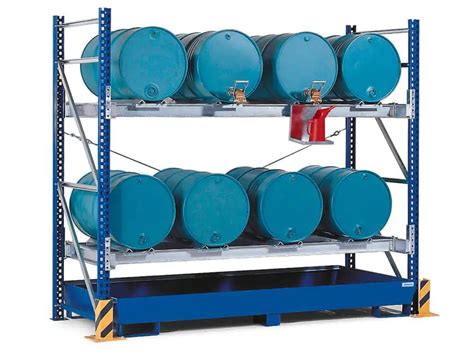 Best Practices For Store Oil Drums In Oil Drum Storage Racks