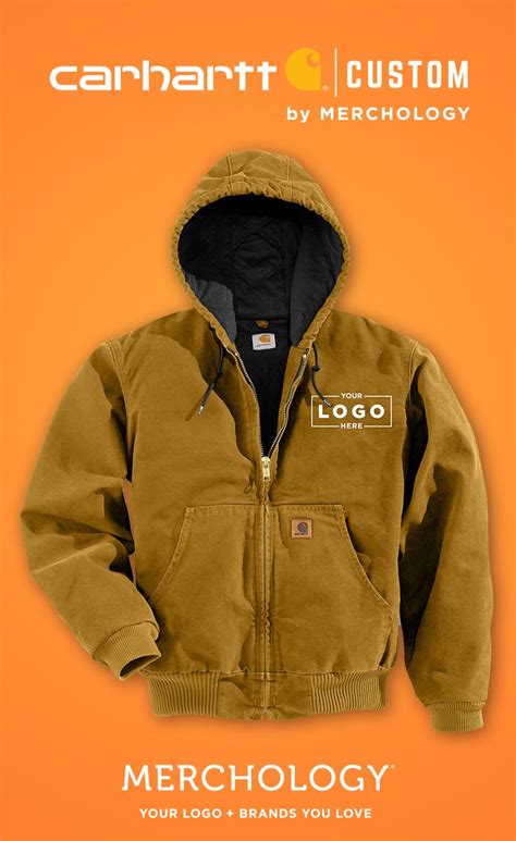Get Your Logo On Carhartt Jackets And Hoodies At Merchology Carhartt