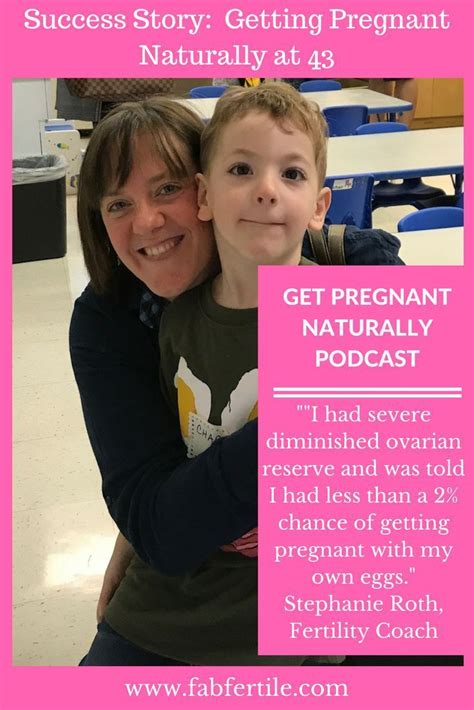 Listen To Stephanies Story About What She Did To Get Pregnant At 43 When She Was Told She Had