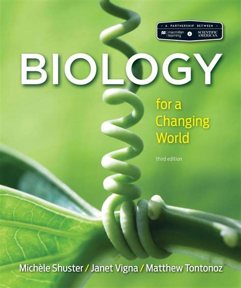 Scientific American Biology For A 3rd Edition By Michele Shuster