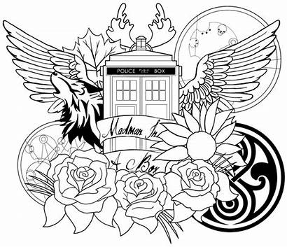 Doctor Coloring Pages Getcoloringpages Tardis Bbc