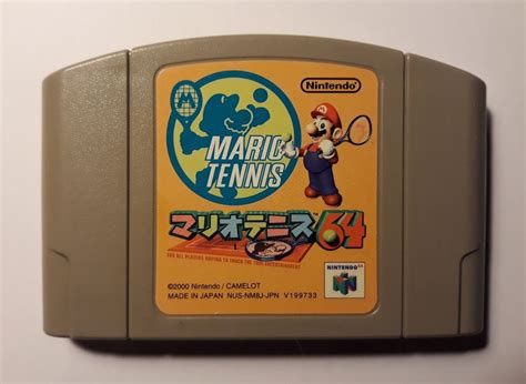 mario tennis 🕹️ nintendo 64 n64 jpn kaufen auf ricardo