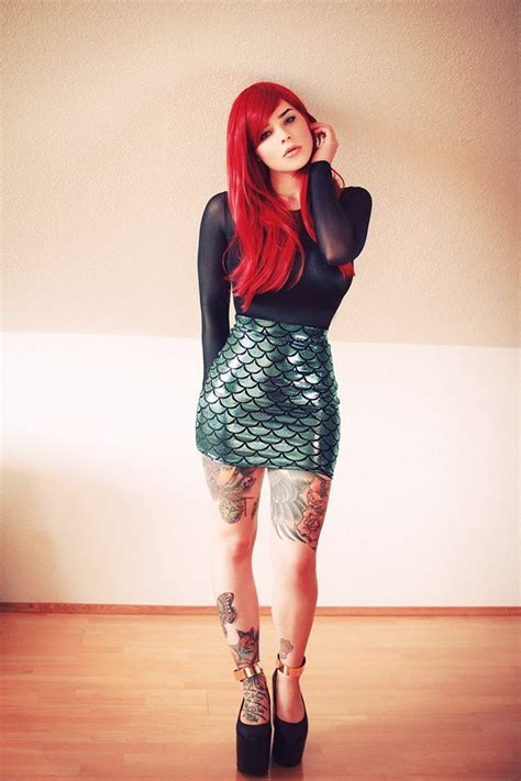 julia coldfront shades of red hair red hair color hair colors girl tattoos rockabilly fake