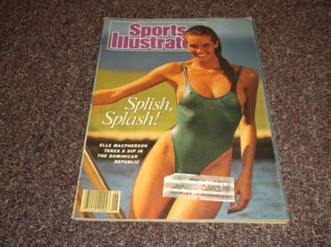 Sports Illustrated 2987 Swimsuit Issue Elle Macpherson Ebay