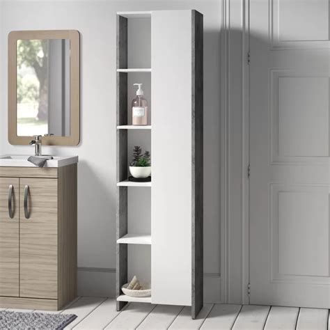 Mercury Row 50 X 180cm Free Standing Tall Bathroom Cabinet And Reviews