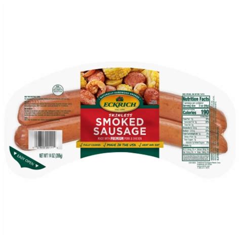 Eckrich Skinless Smoked Sausage Oz Kroger