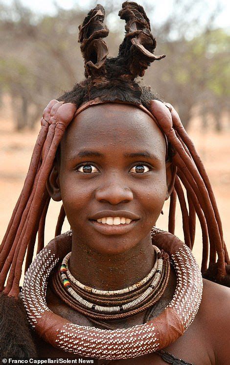 Namibia S Isolated Himba Tribe Use Bright Clay To Create Incredible Hairstyles And Make Up