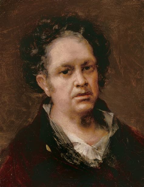 Francisco de goya, ein spanischer maler und grafiker, lebte von 1746 bis 1828. Selbstporträt, 1815 von Francisco de Goya (#122553)
