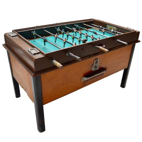 We carry a full line of foosball replacement parts. Mid-Century Foosball Table For Sale at 1stdibs