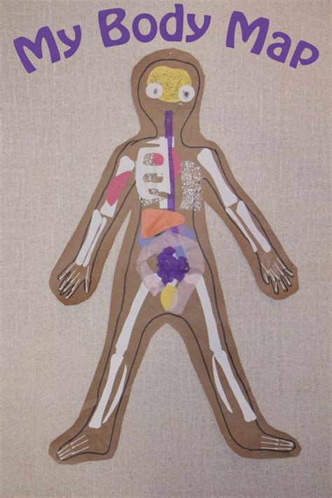 Make A Life Size Body Map To Help Kids Learn Anatomy