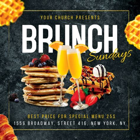 Copy Of Brunch Flyer Postermywall