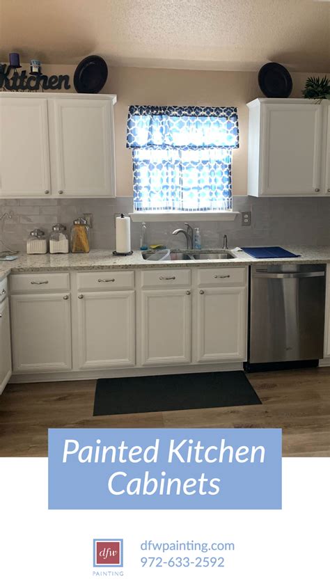 Most professional painting businesses that offer kitchen cabinet repaints should be prepared to consult on the recommended quality & finish. White Painted Kitchen Cabinets | DFW Painting in 2020 ...