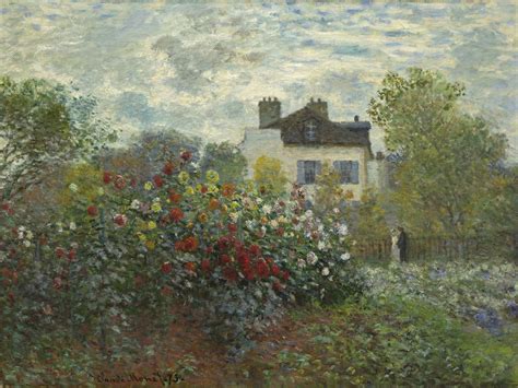 Claude Monet The Artists Garden In Argenteuil Monet Art Claude