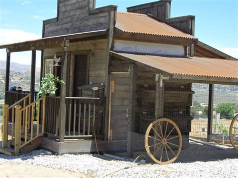 Western Style Chicken Coop Cute Chicken Coops Building A Chicken