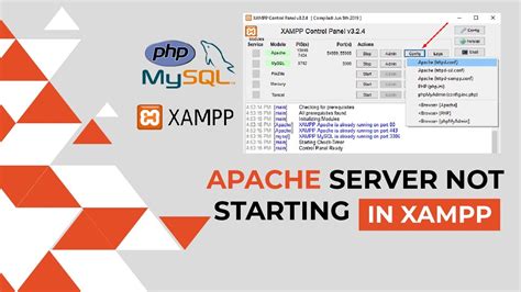 Xampp Apache Not Starting Xampp Apache Not Running Apache Shutdown