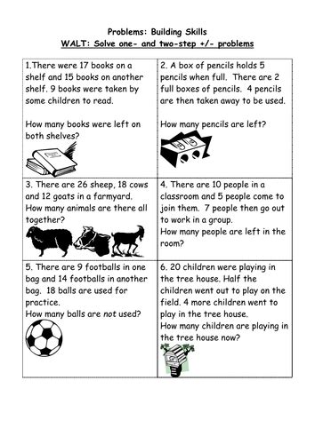 Problem Solving Addition And Subtraction Grade 3 Printable Addition