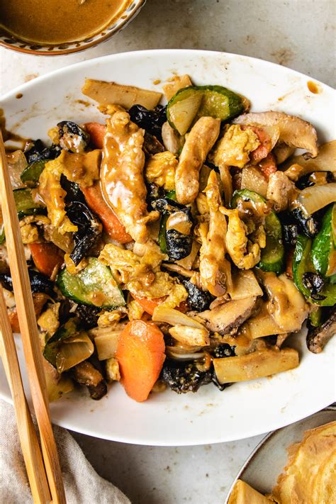 Moo Shu Chicken With Low Carb Pancakes I Heart Umami®