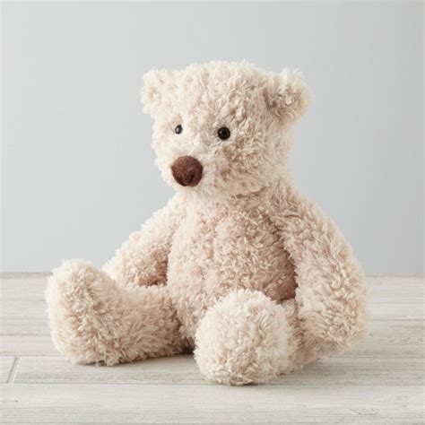 Jellycat stuffed animals for your child. Jellycat Medium Cream Bear Stuffed Animal | Baby store ...