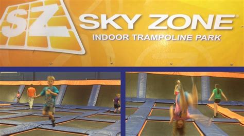 SKY ZONE INDOOR TRAMPOLINE PARK - CANTON, MI - YouTube