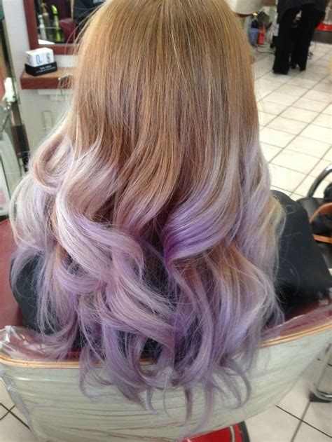 When you're looking at light and bright looks like this one, make sure you take care of your hair. Lavender ombré | Yelp | Dipped hair, Dip dye hair ...